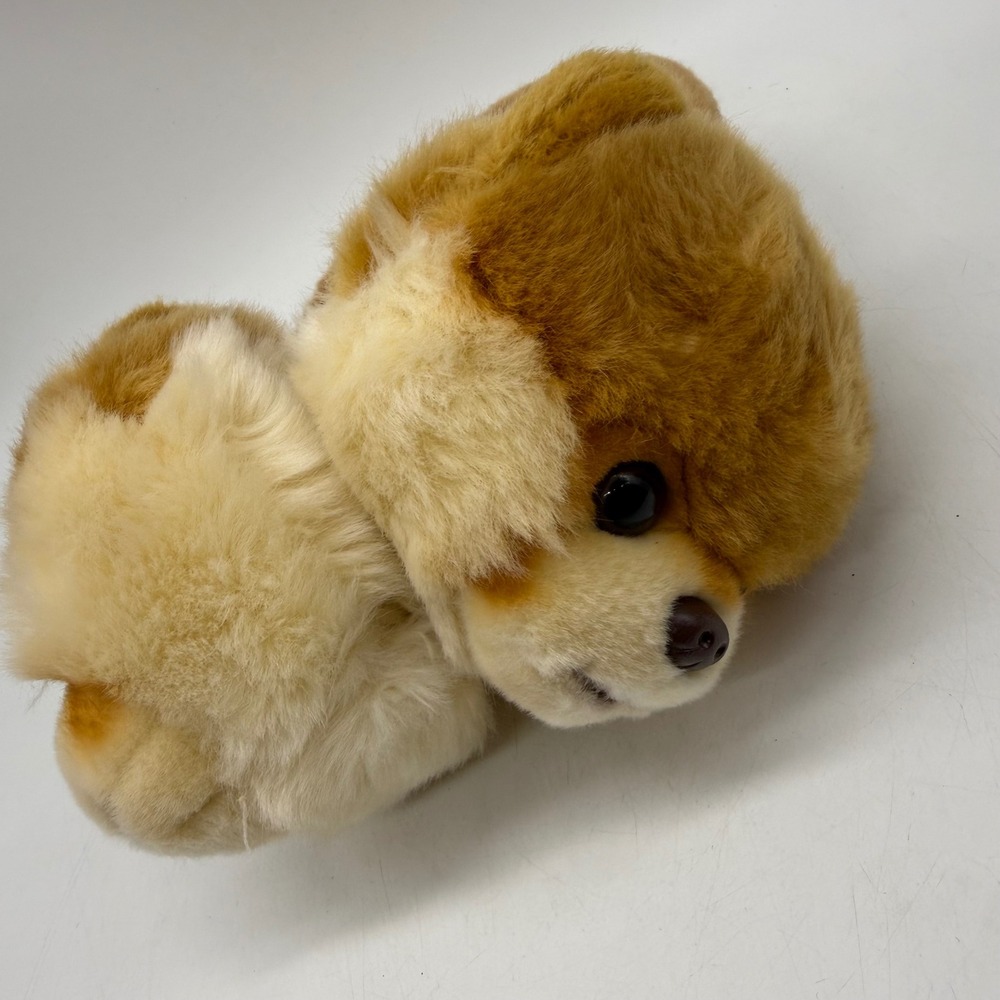 Gund Earmuffs Boo The Worlds Cutest Dog Pomeranian Plush Fuzzy Tan New w Tags